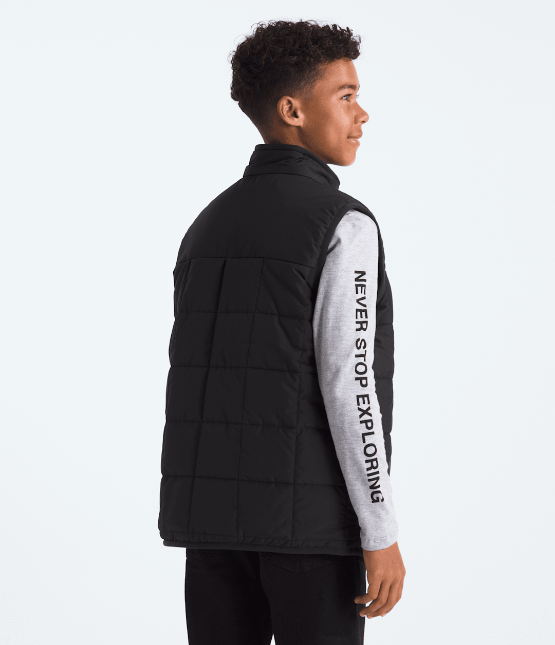 Boys’ Reversible Shasta Vest - TNF Black