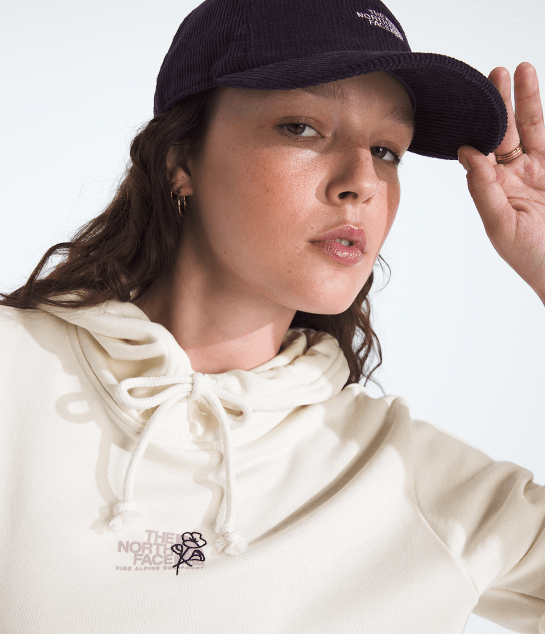 Women’s Midnight Ember Regular Hoodie - White Dune