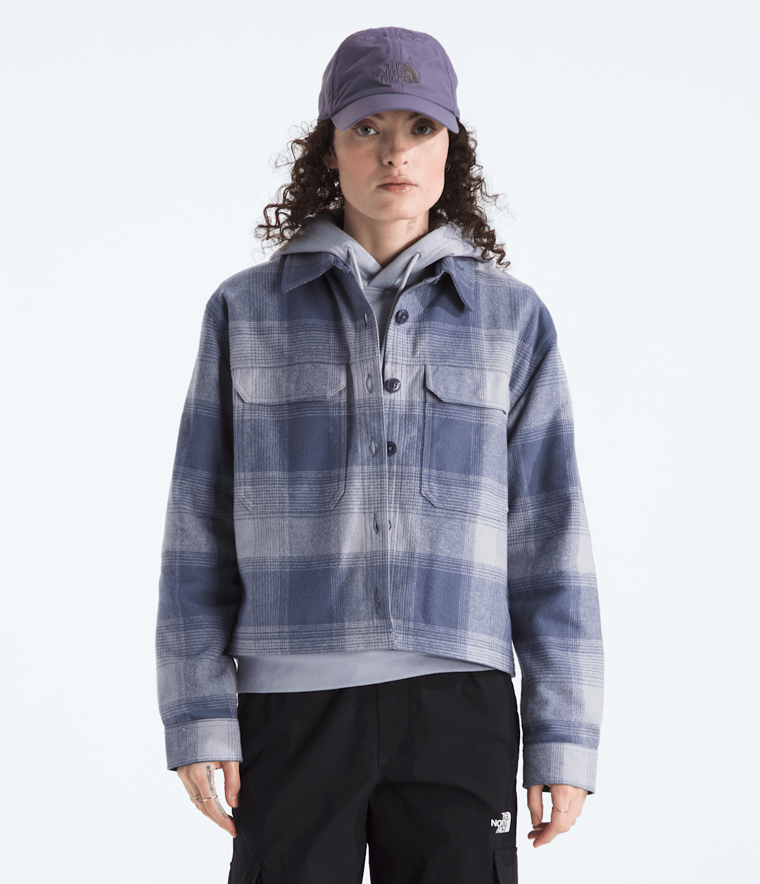 Women’s Valley Flannel Shirt—Plaid - Twilight Galaxy TNF Shadow Plaid