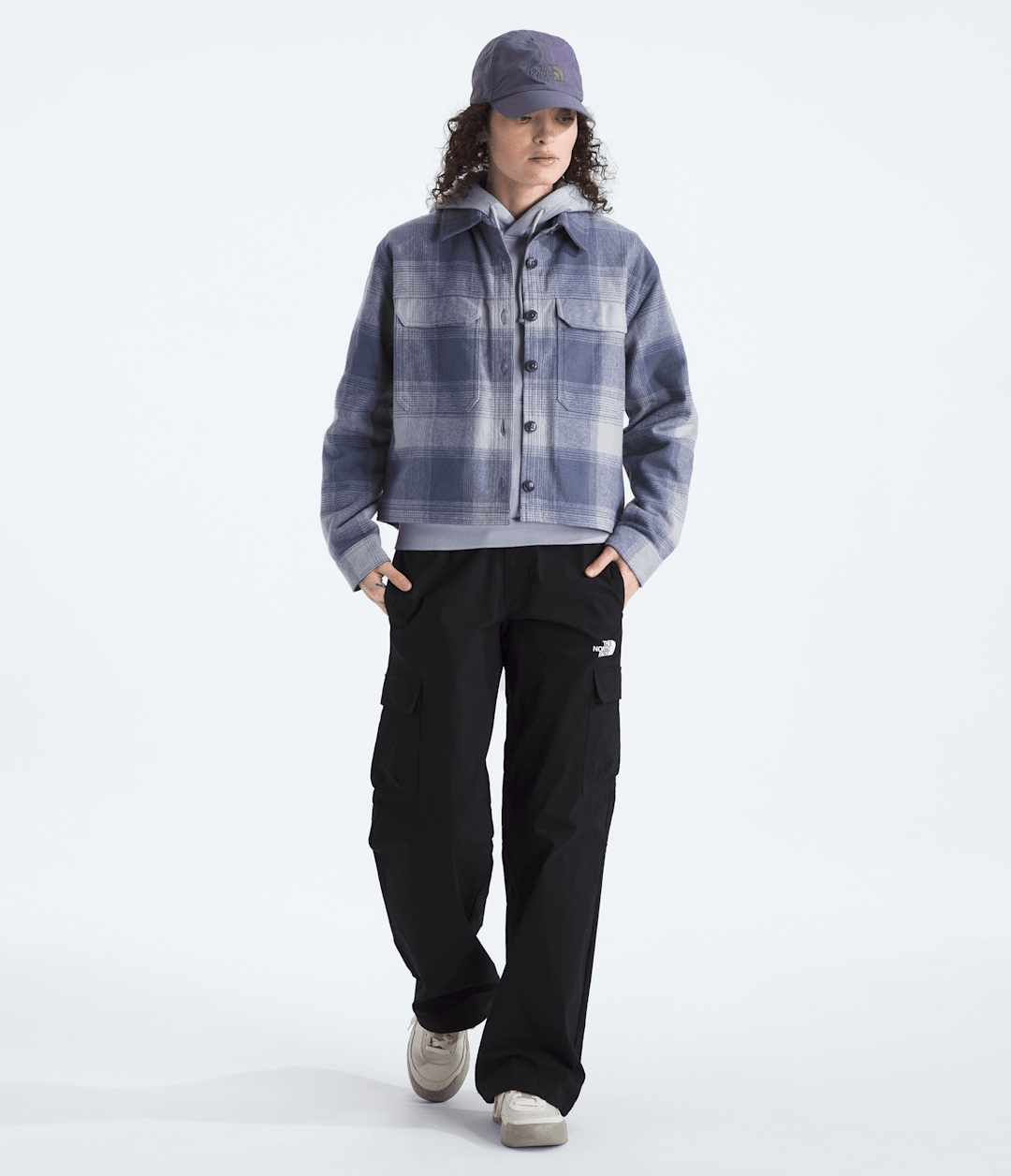 Women’s Valley Flannel Shirt—Plaid - Twilight Galaxy TNF Shadow Plaid