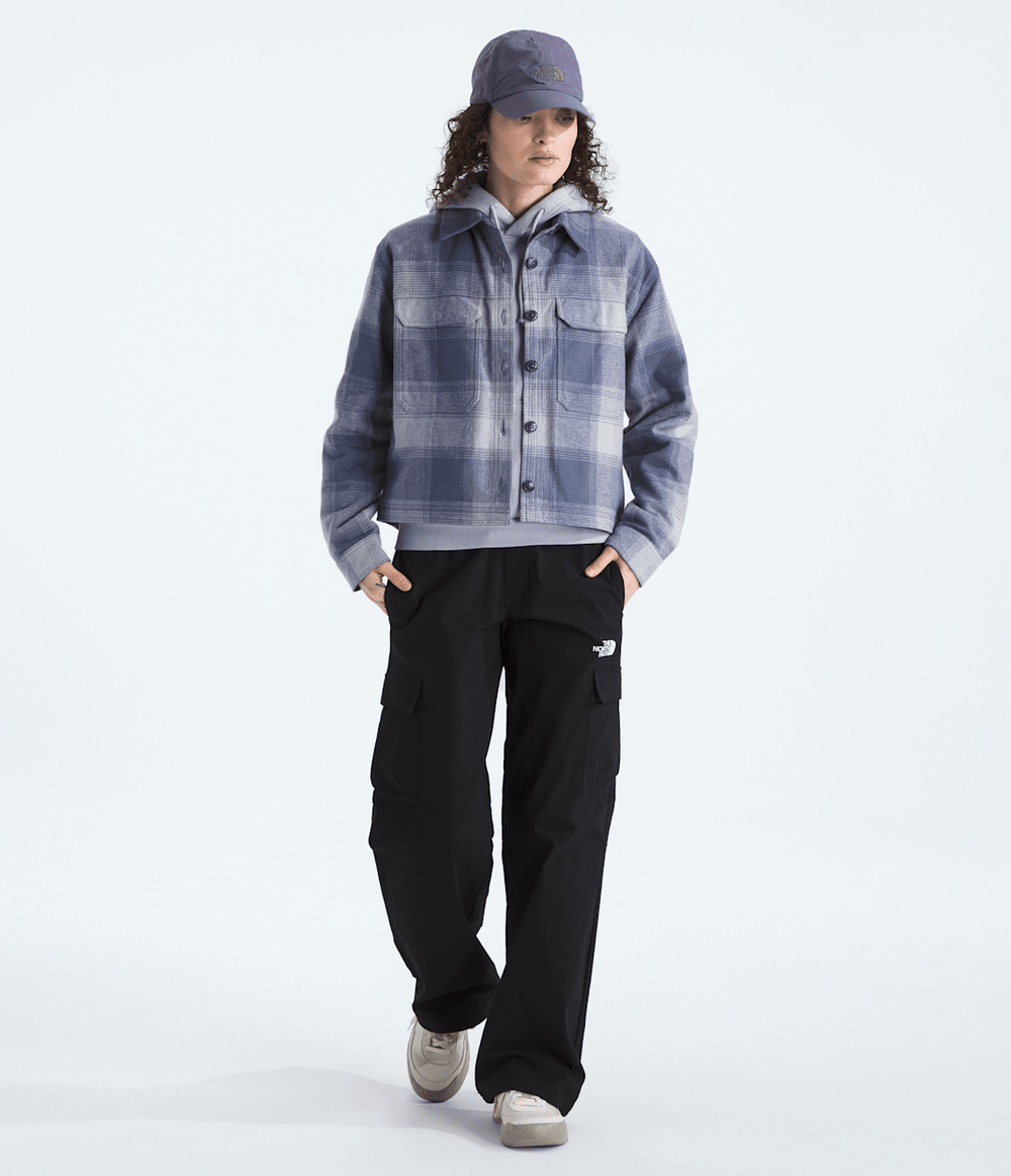 Women’s Valley Flannel Shirt—Plaid - Twilight Galaxy TNF Shadow Plaid