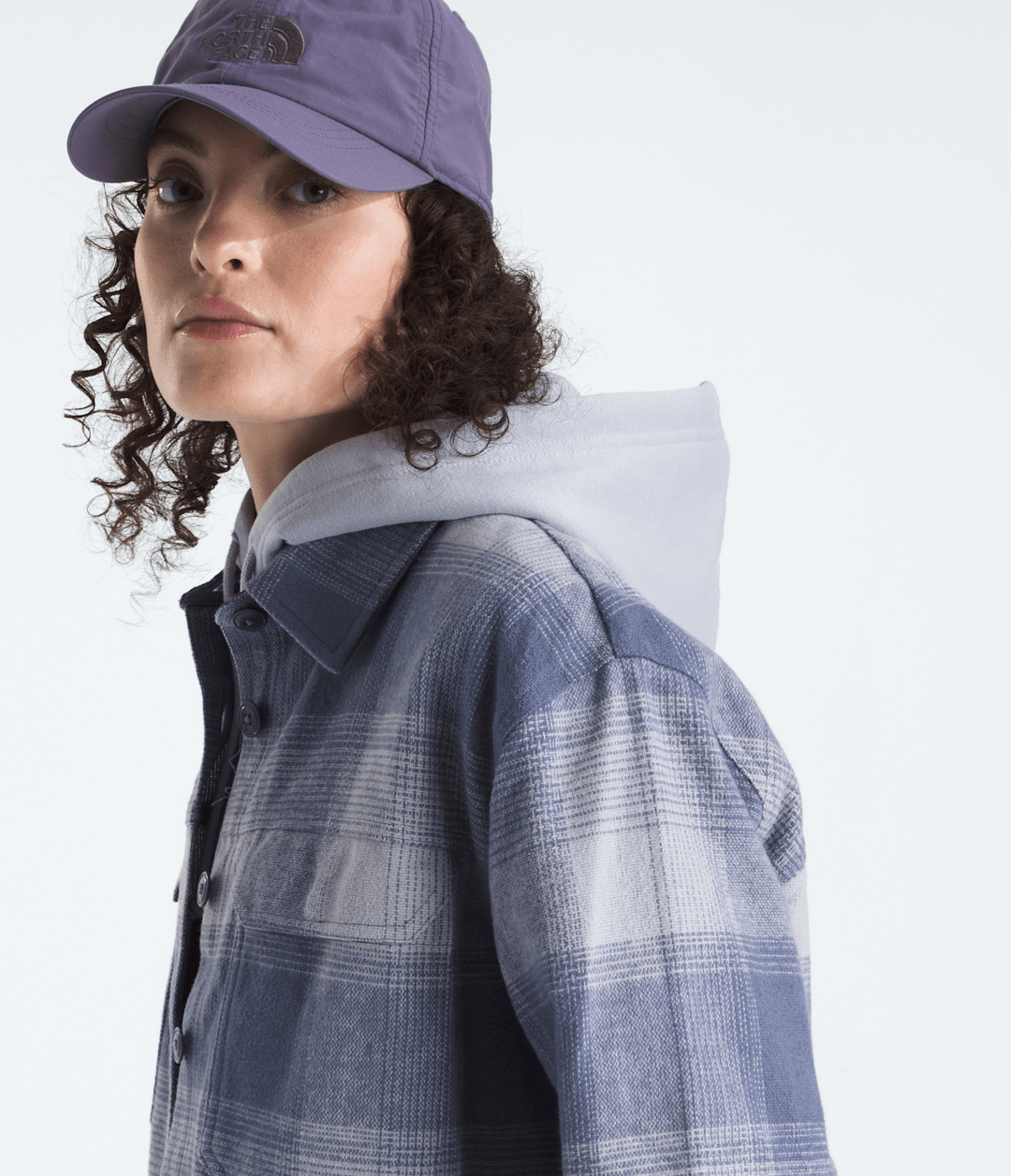 Women’s Valley Flannel Shirt—Plaid - Twilight Galaxy TNF Shadow Plaid