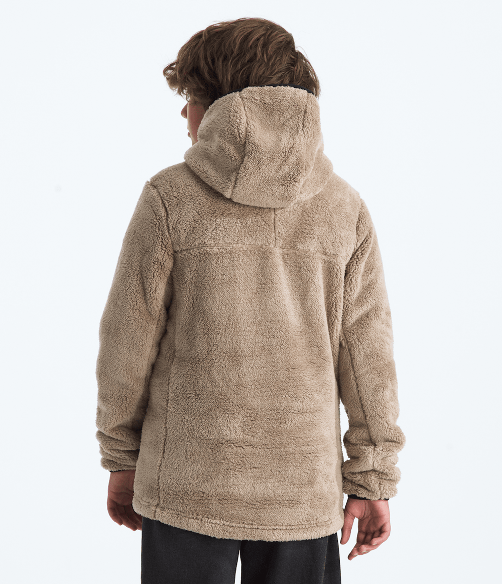 Boys’ Cabin Fleece Hoodie - Mushroom Grey/TNF Black