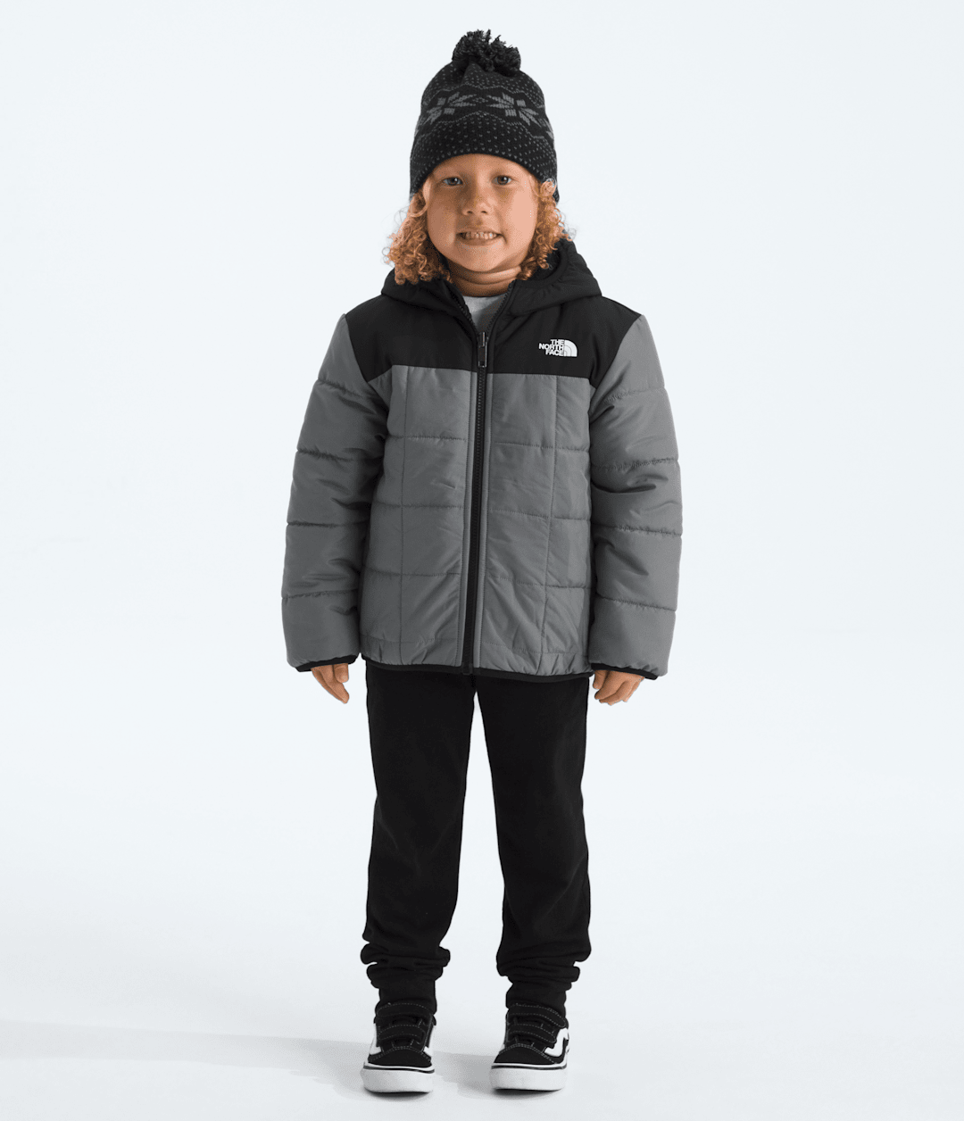 Kids’ Reversible Shasta Full-Zip Hooded Jacket - Smoked Pearl