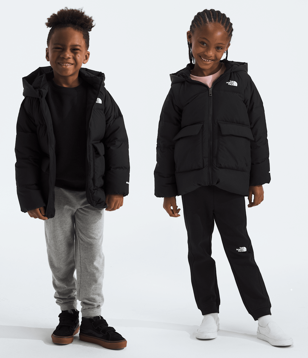 Kids’ North Down Fleece-Lined Parka - TNF Black