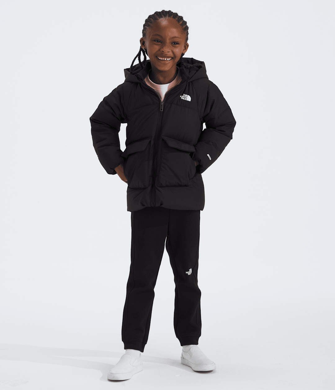 Kids’ North Down Fleece-Lined Parka - TNF Black