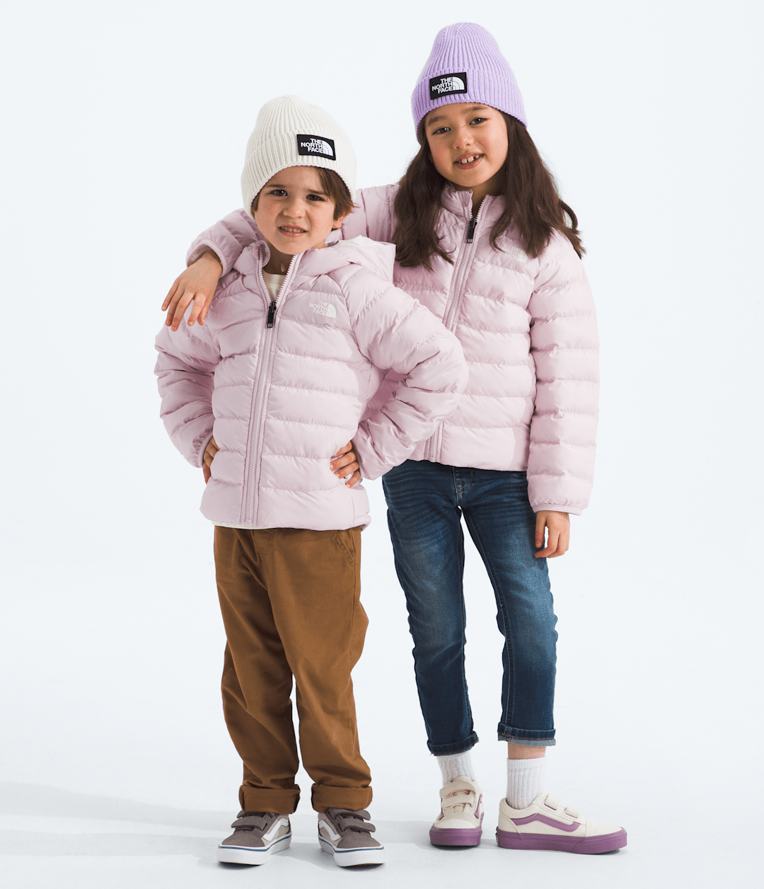 Kids’ Reversible Perrito Hooded Jacket - Pale Blossom