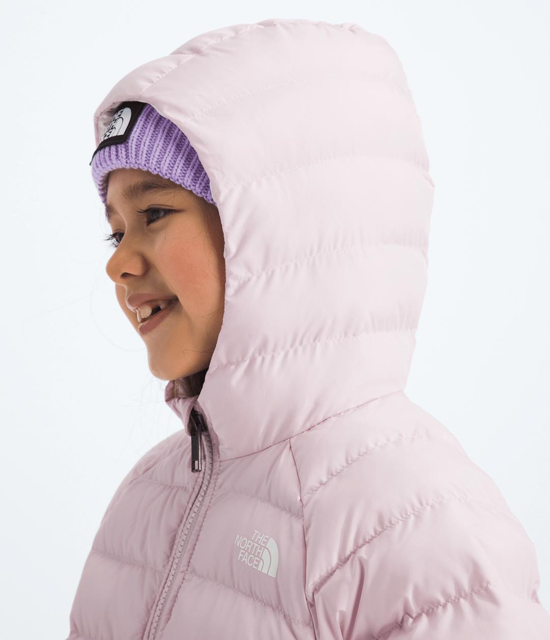Kids’ Reversible Perrito Hooded Jacket - Pale Blossom