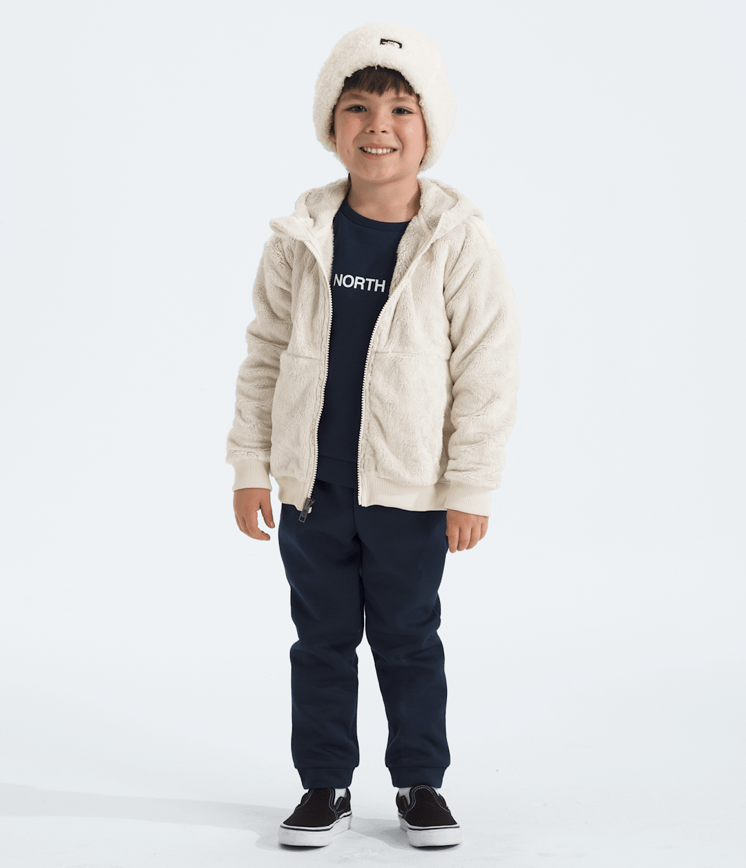 Kids’ Osito Full-Zip Hoodie - White Dune