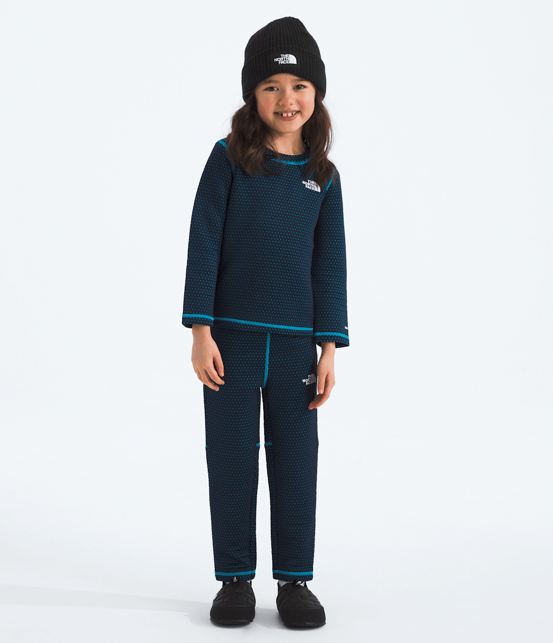 Kids’ DOTKNIT™ Thermal Set - Summit Navy/Meridian Blue