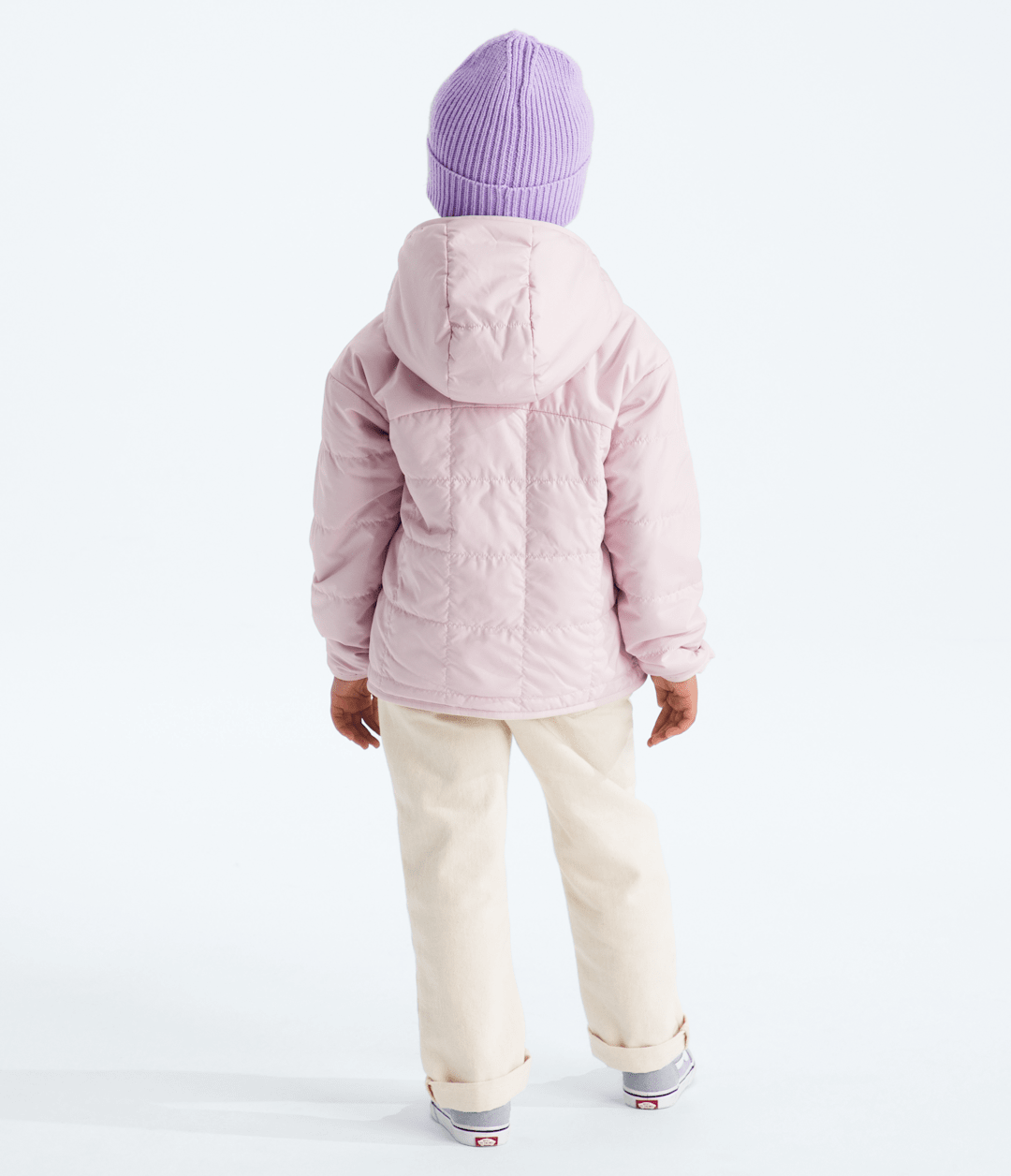 Girls’ Reversible Shasta Full-Zip Hooded Jacket - Pale Blossom