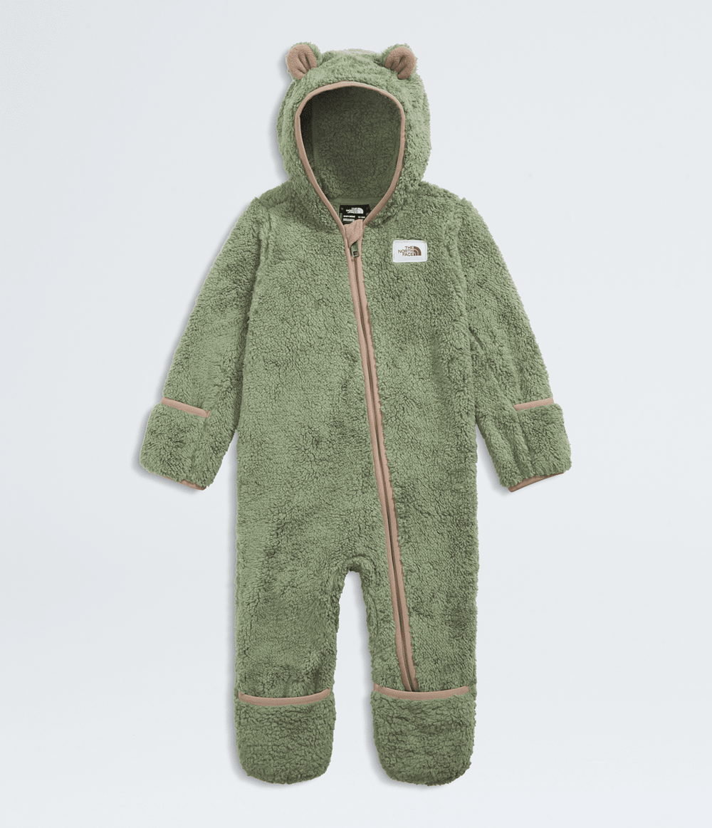 Baby Cabin Fleece One-Piece - Bark Mist/Mushroom Grey