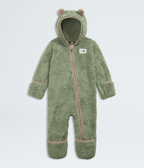 Baby Cabin Fleece One-Piece - Bark Mist/Mushroom Grey