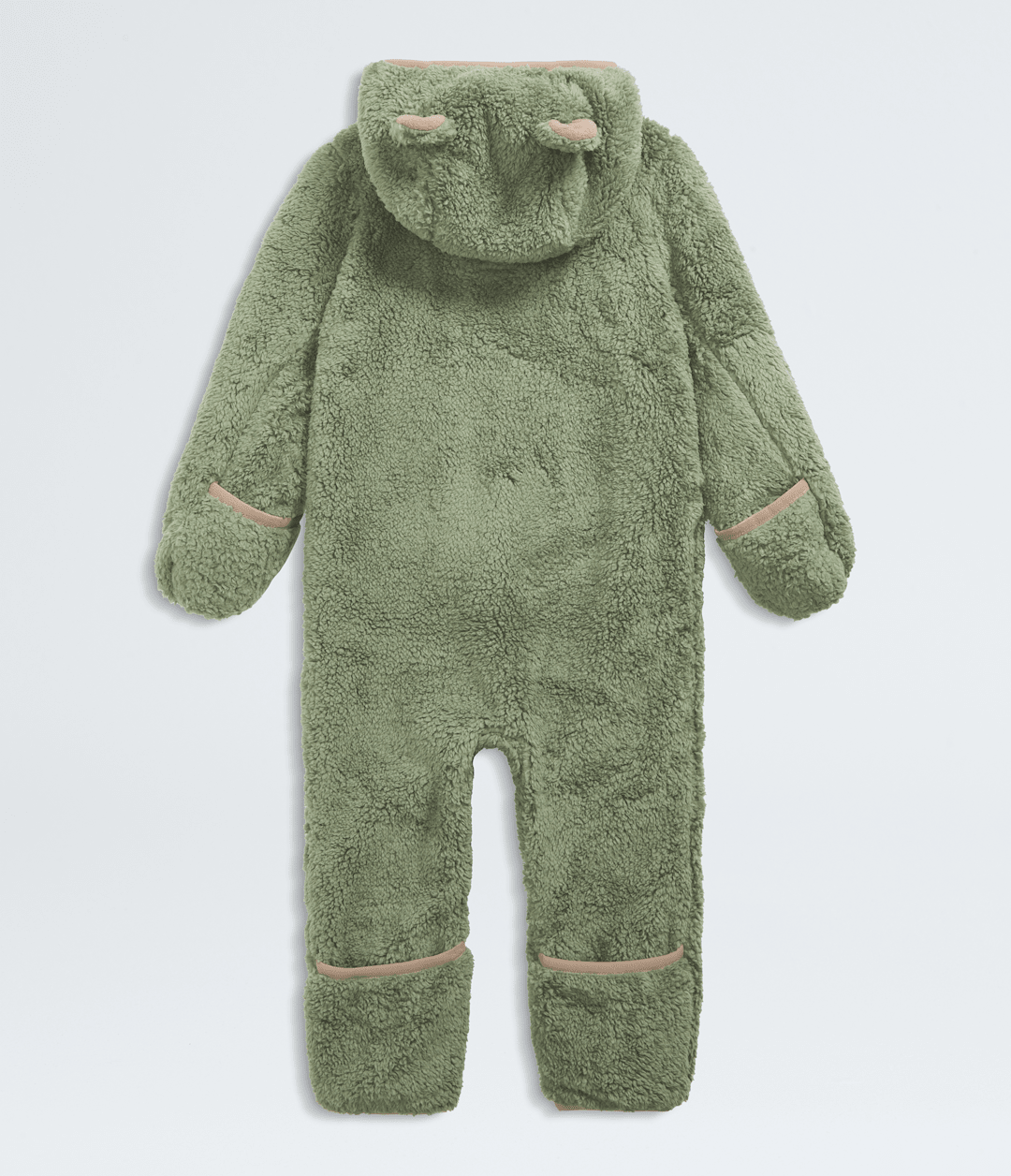 Baby Cabin Fleece One-Piece - Bark Mist/Mushroom Grey