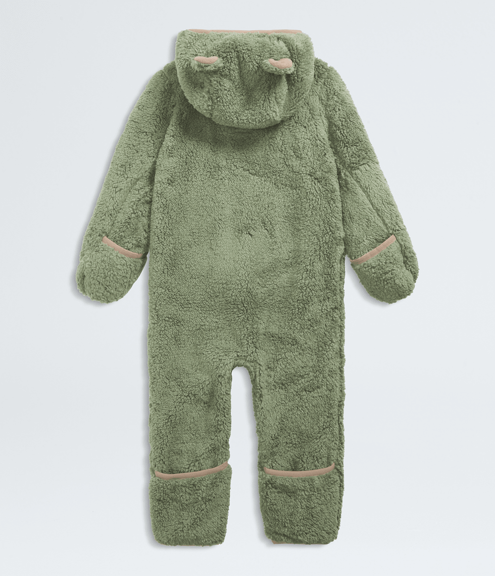 Baby Cabin Fleece One-Piece - Bark Mist/Mushroom Grey