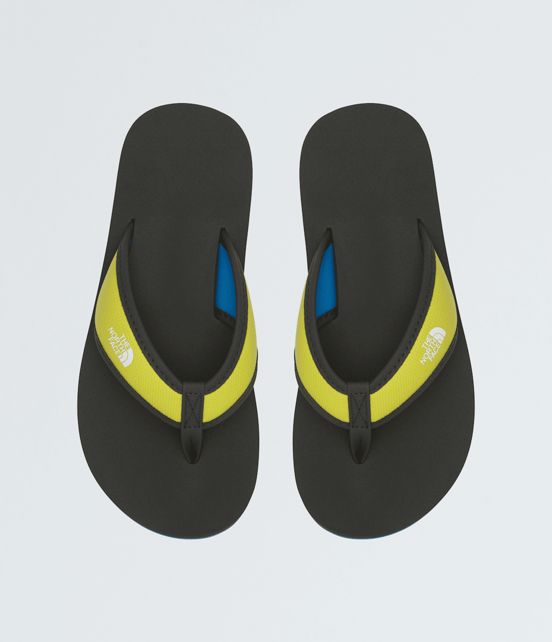 Youth Base Camp Flip-Flops - Sulphur Spring Green/Hero Blue