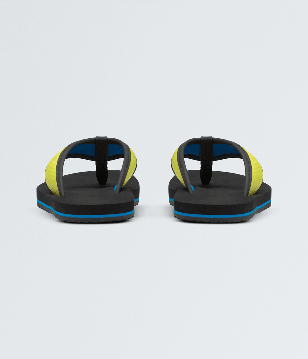 Youth Base Camp Flip-Flops - Sulphur Spring Green/Hero Blue