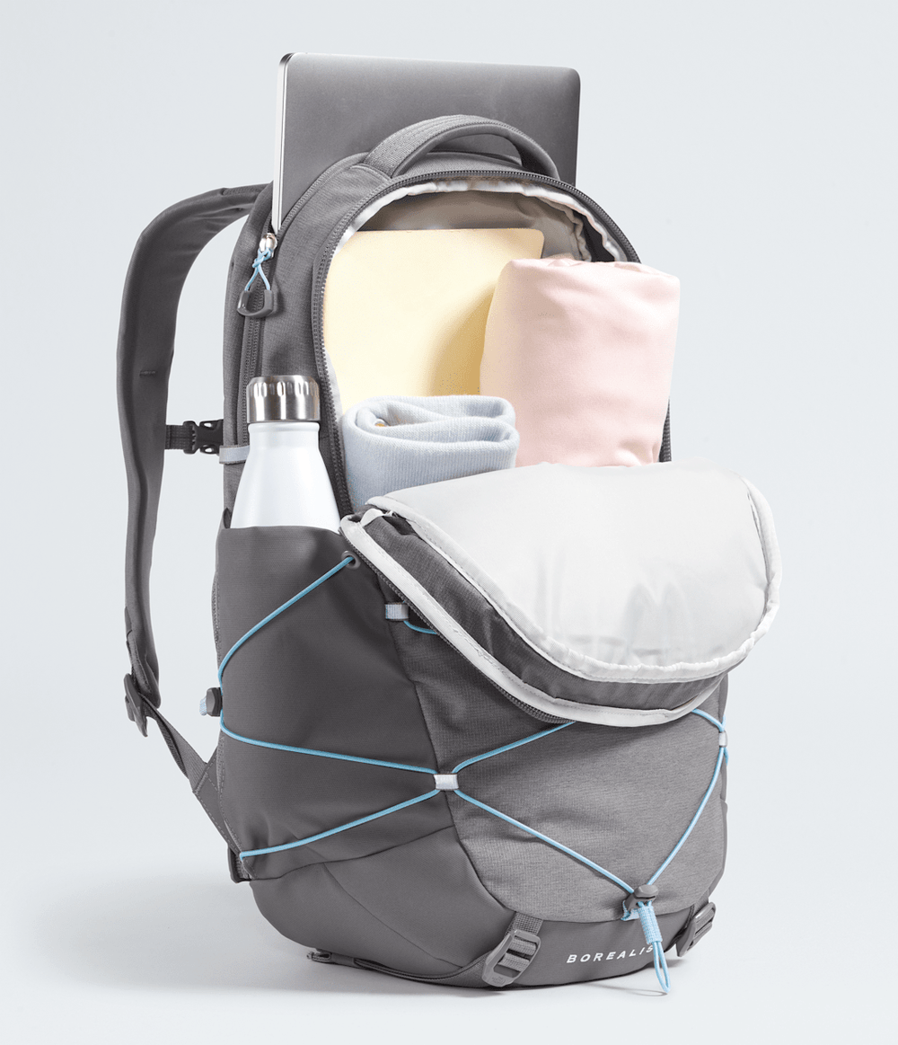Women’s Borealis Backpack - Zinc Grey Dark Heather/Powder Blue