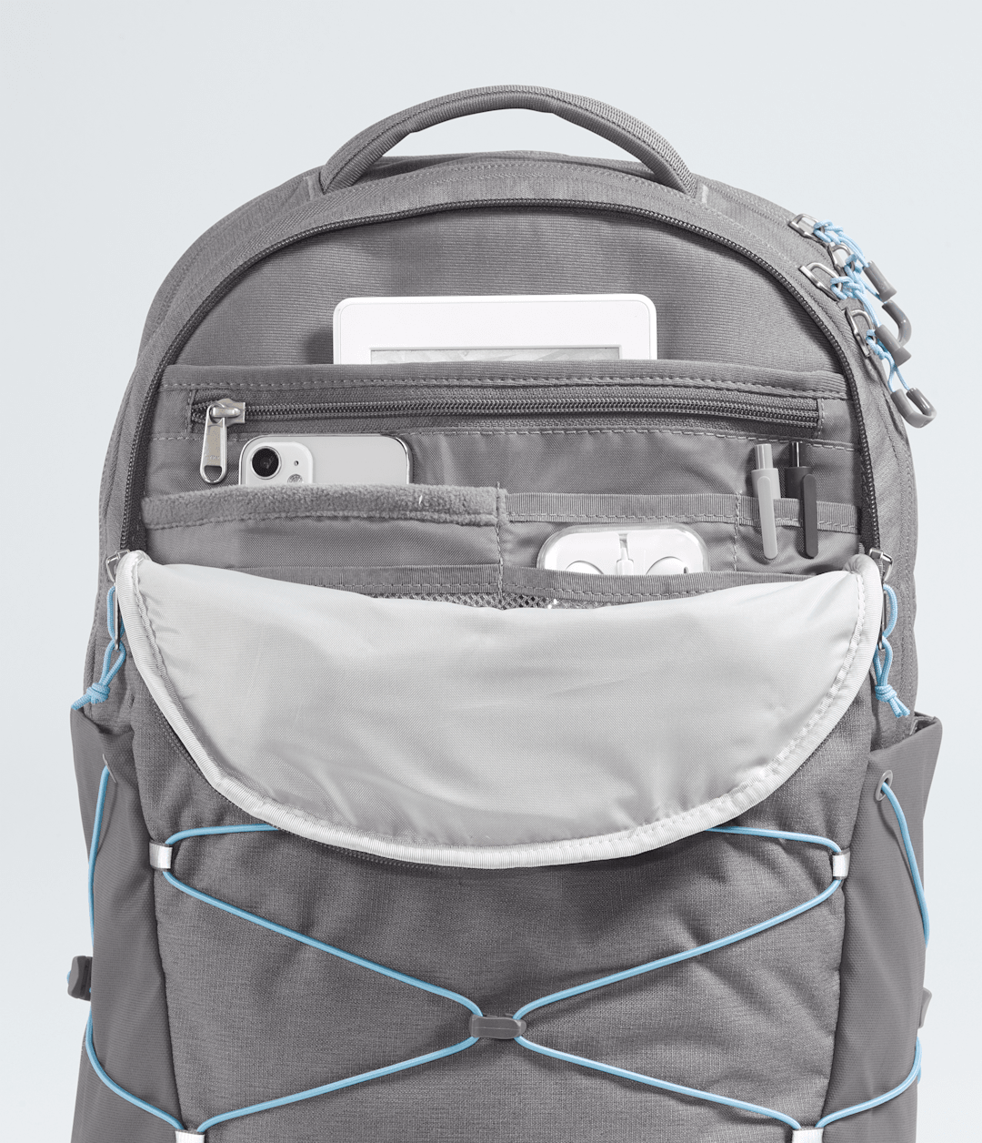 Women’s Borealis Backpack - Zinc Grey Dark Heather/Powder Blue