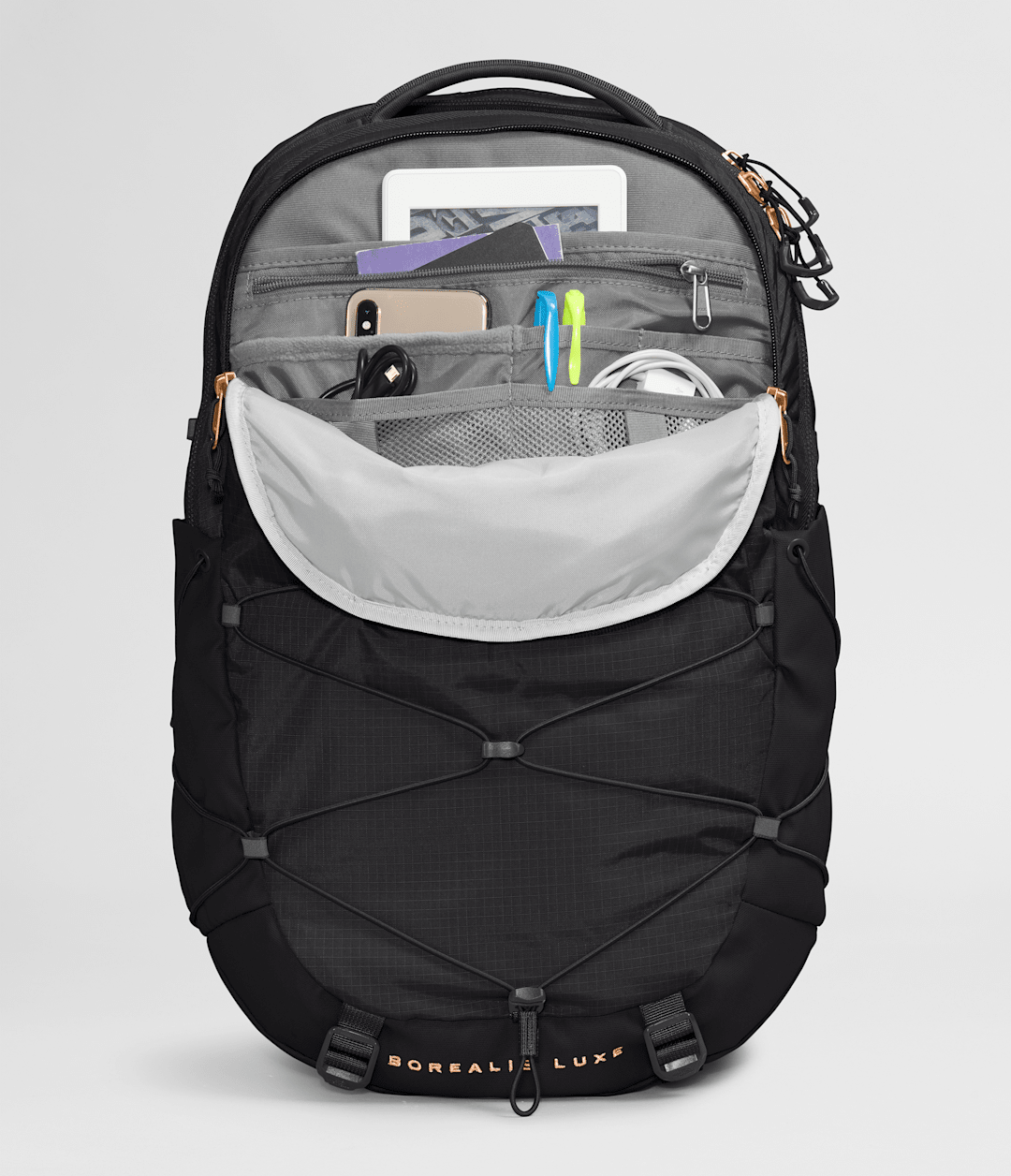 Women’s Borealis Luxe Backpack - TNF Black/Burnt Coral
