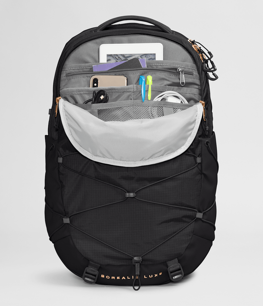 Women’s Borealis Luxe Backpack - TNF Black/Burnt Coral