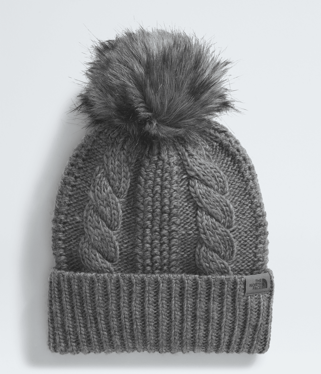 Women’s Oh Mega Fur Pom Beanie - TNF Medium Grey Heather