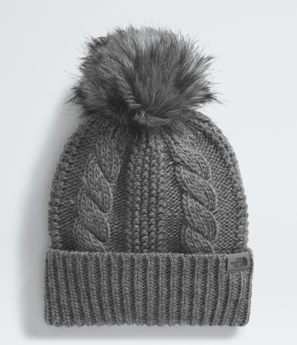Women’s Oh Mega Fur Pom Beanie - TNF Medium Grey Heather