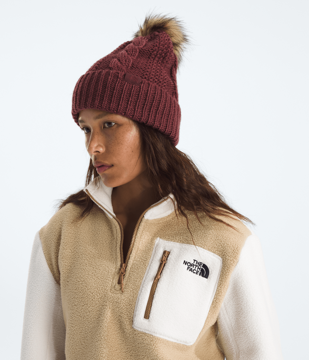 Women’s Oh Mega Fur Pom Beanie - Sumac
