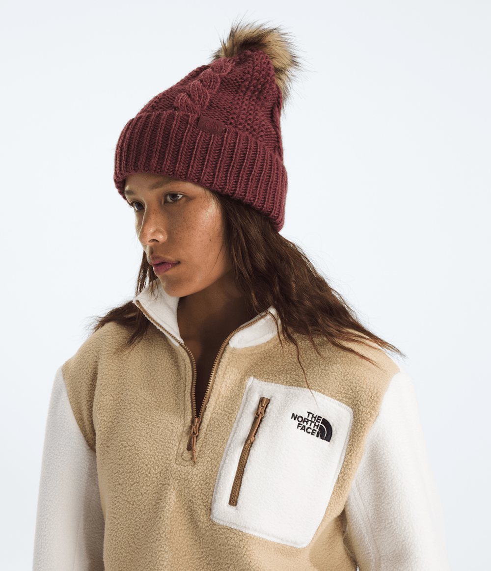 Women’s Oh Mega Fur Pom Beanie - Sumac