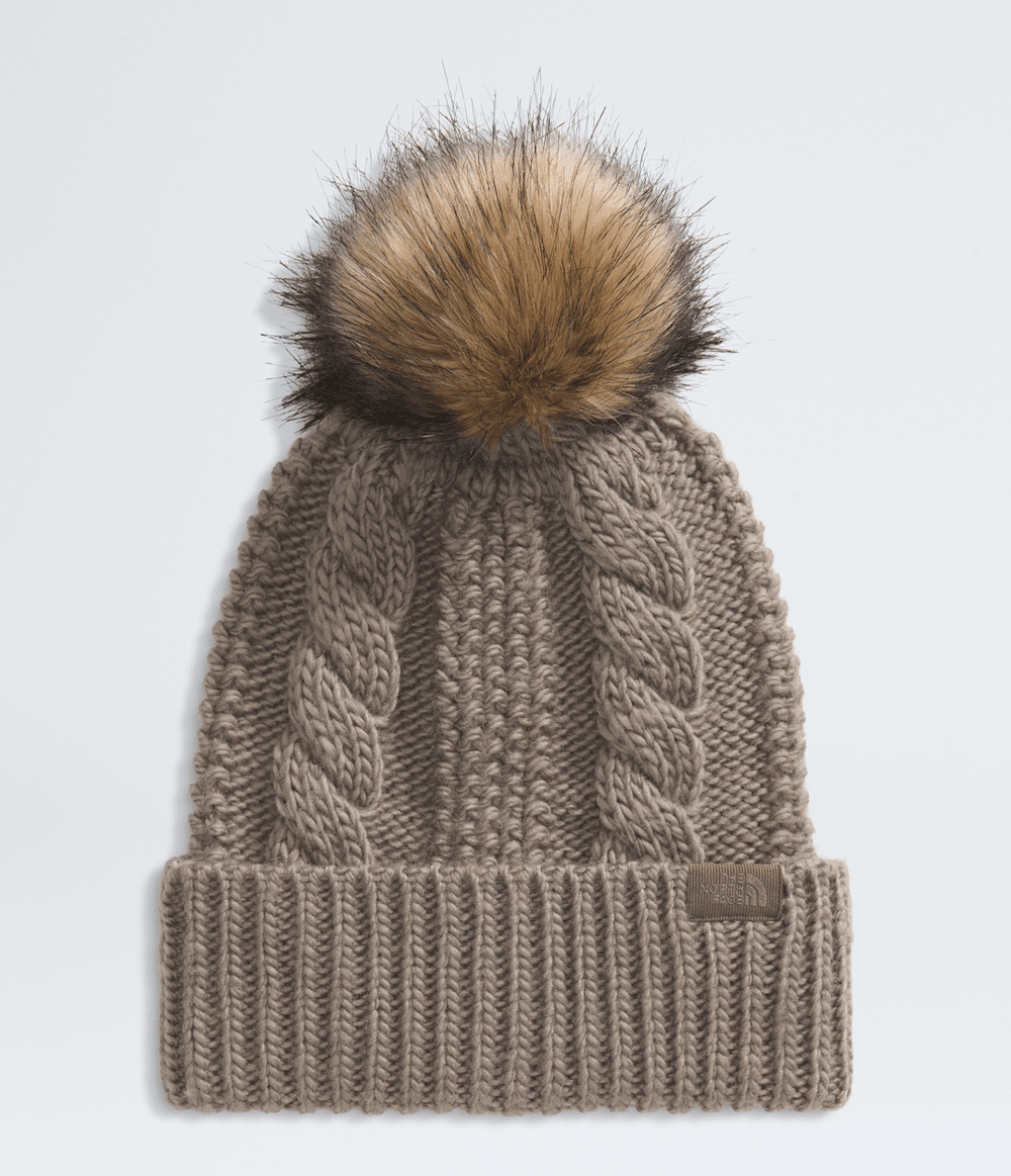 Women’s Oh Mega Fur Pom Beanie - Mocha Brown
