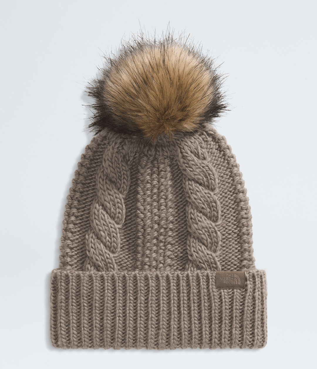 Women’s Oh Mega Fur Pom Beanie - Mocha Brown