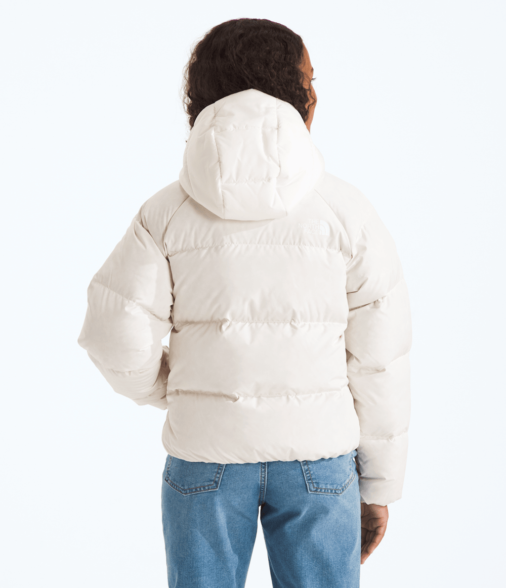 Girls’ North Down Hooded Jacket - White Dune
