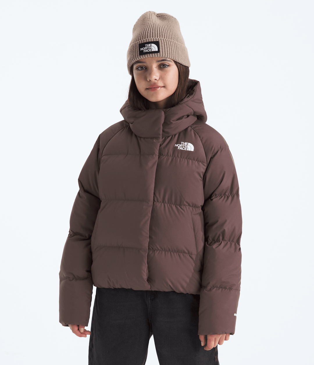 Girls’ North Down Hooded Jacket - Tawny Quartz