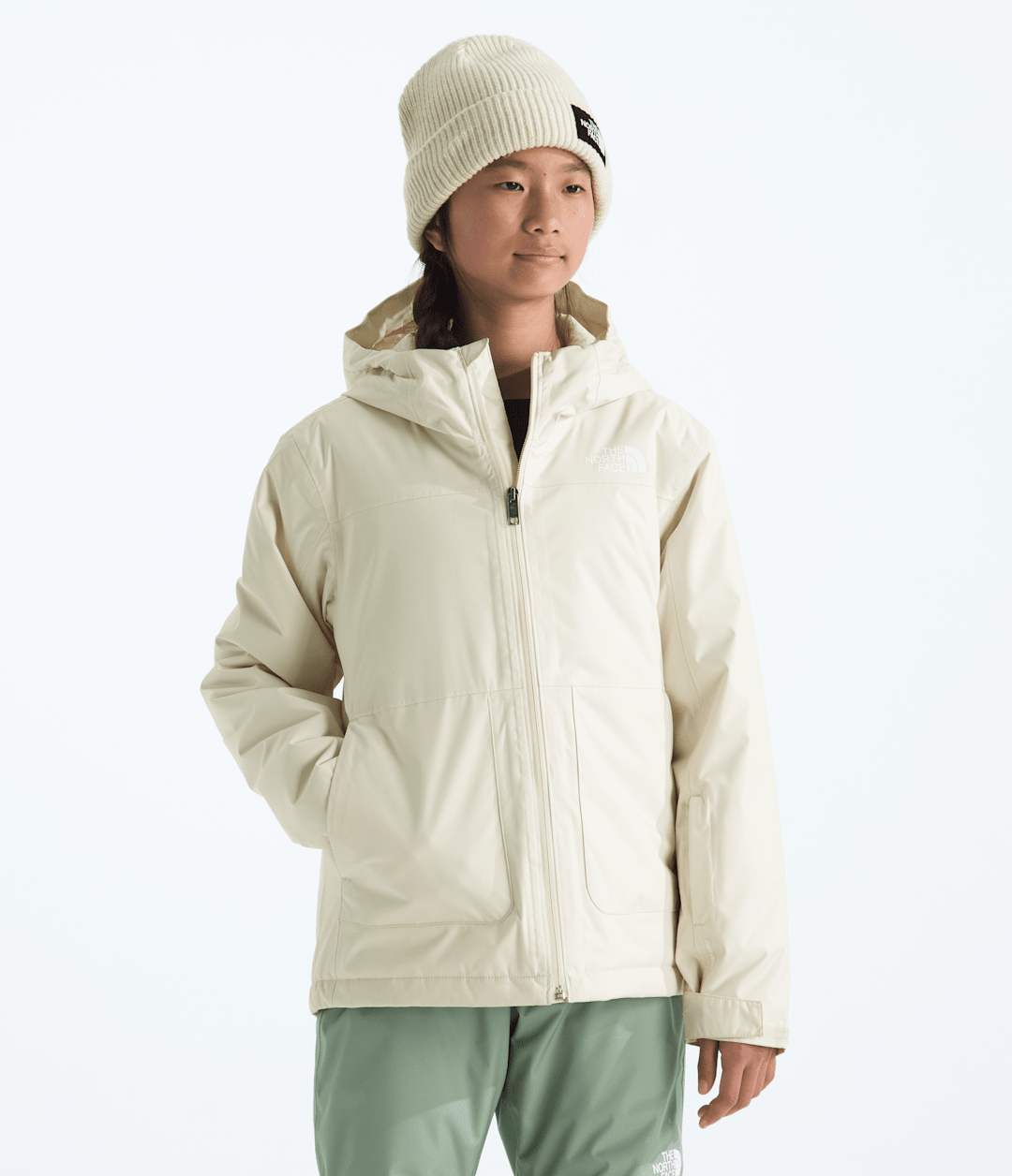 Girls’ Freedom Insulated Jacket - White Dune