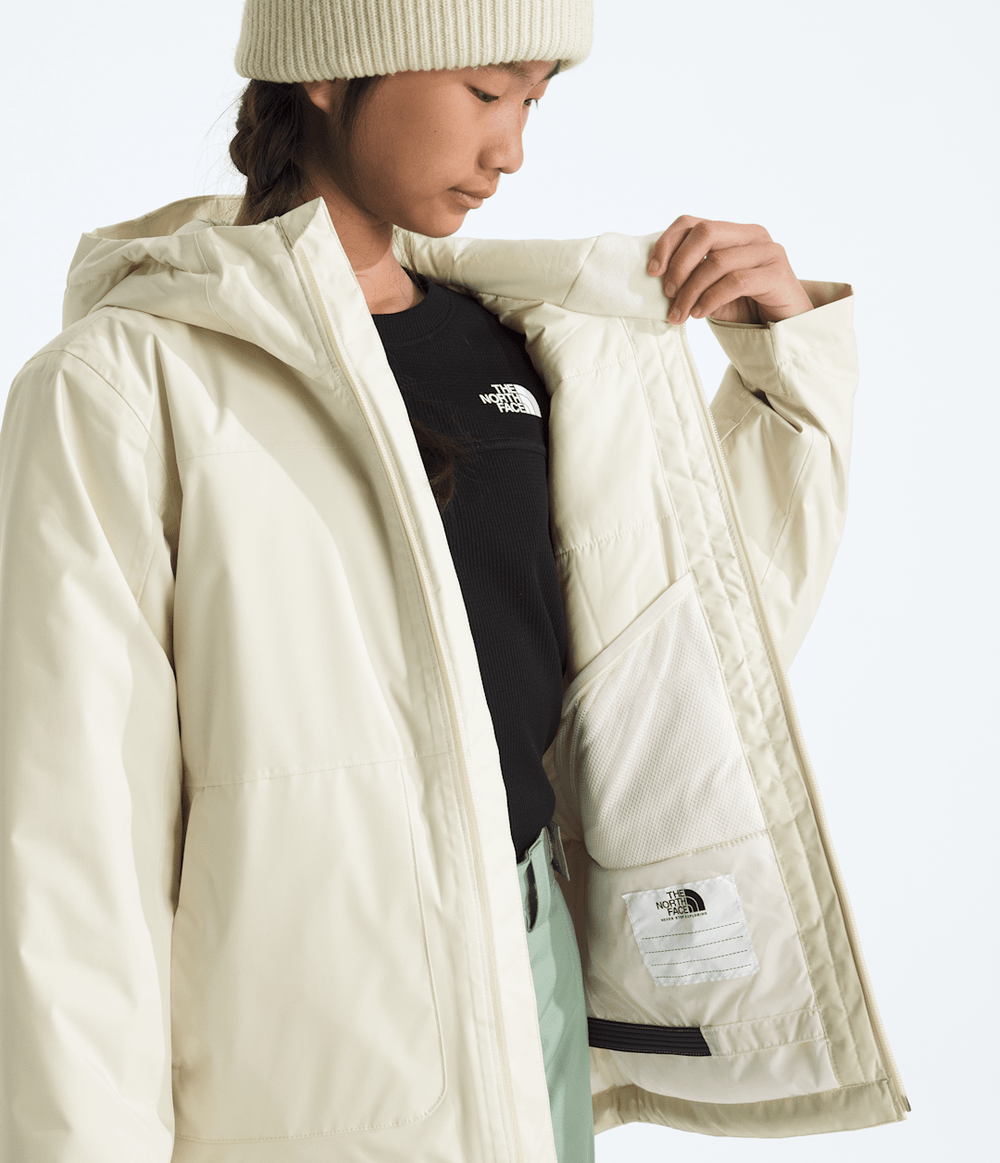 Girls’ Freedom Insulated Jacket - White Dune