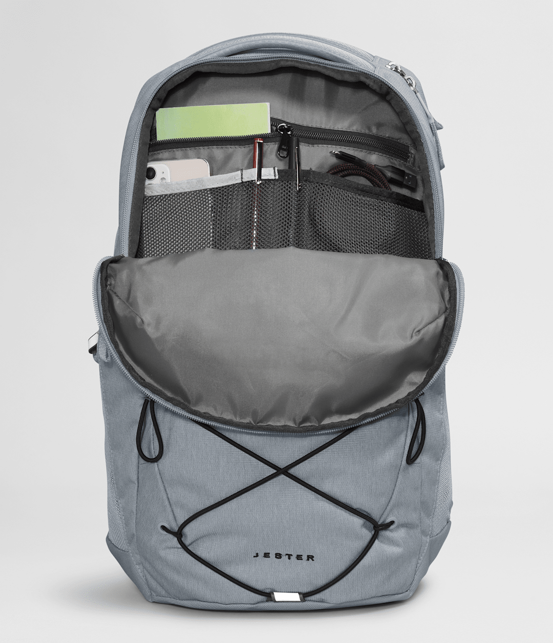 Jester Backpack - Mid Grey Dark Heather/TNF Black