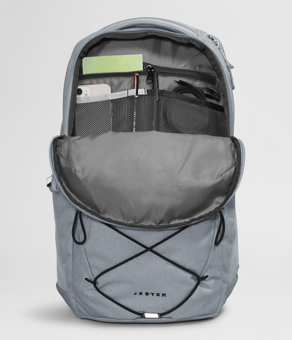 Jester Backpack - Mid Grey Dark Heather/TNF Black