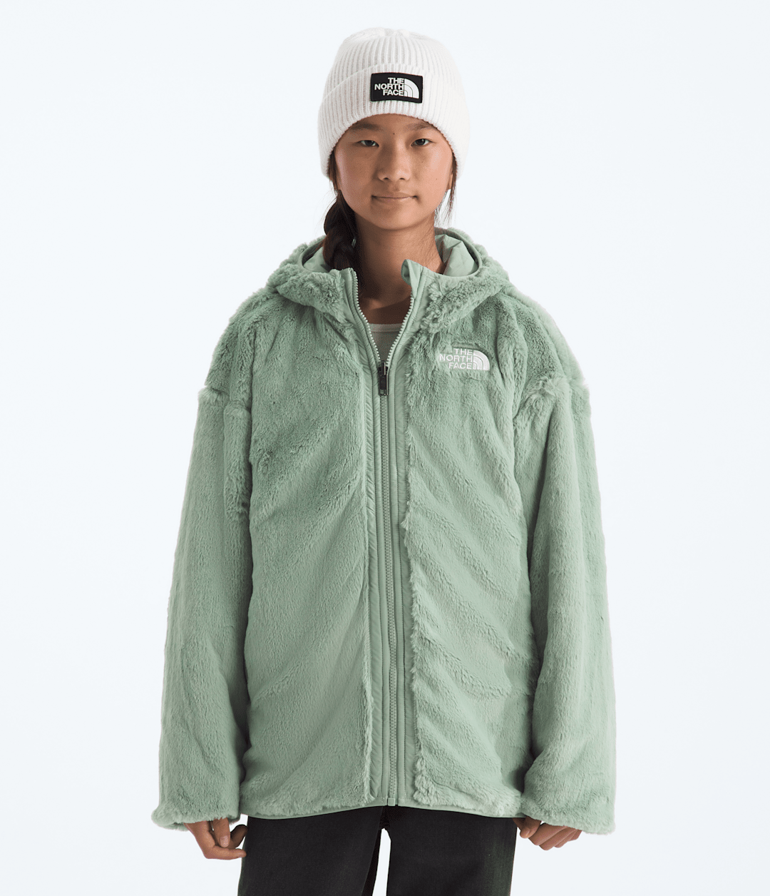 Girls’ Reversible Shasta Short Parka - Slate Moss
