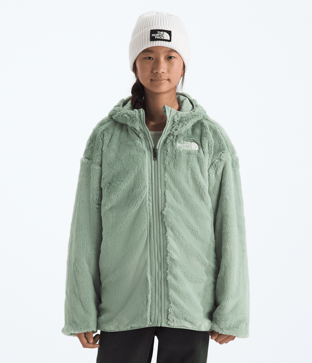 Girls’ Reversible Shasta Short Parka - Slate Moss
