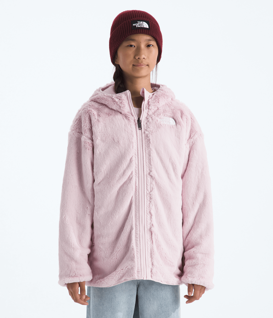 Girls’ Reversible Shasta Short Parka - Pale Blossom