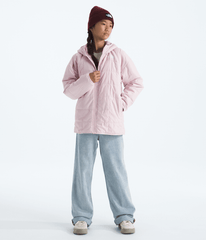 Girls’ Reversible Shasta Short Parka - Pale Blossom