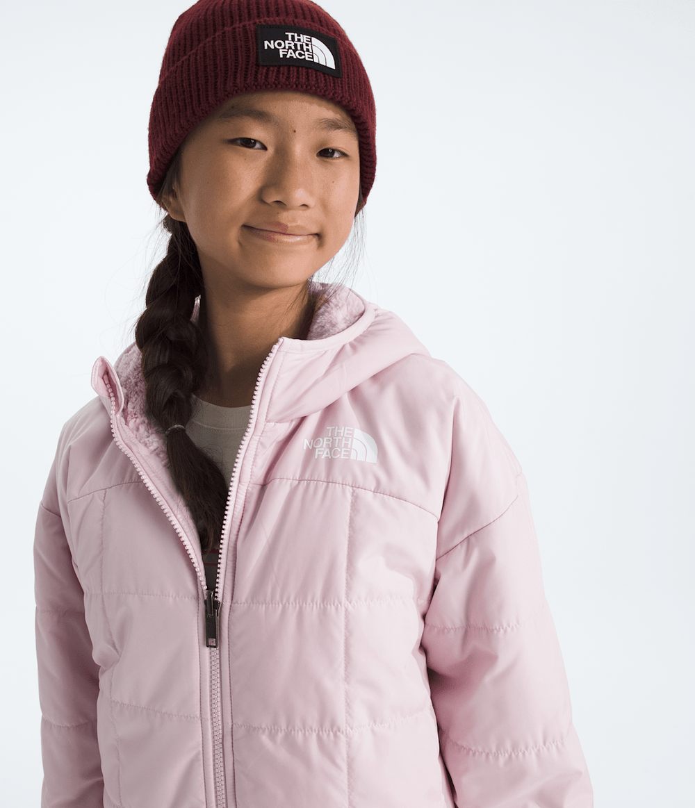 Girls’ Reversible Shasta Short Parka - Pale Blossom