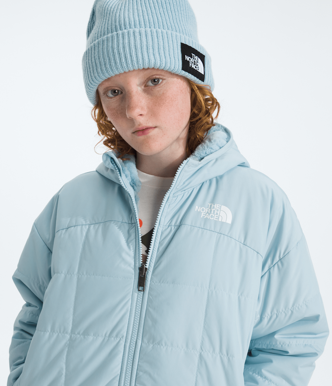 Girls’ Reversible Shasta Short Parka - Polar Haze