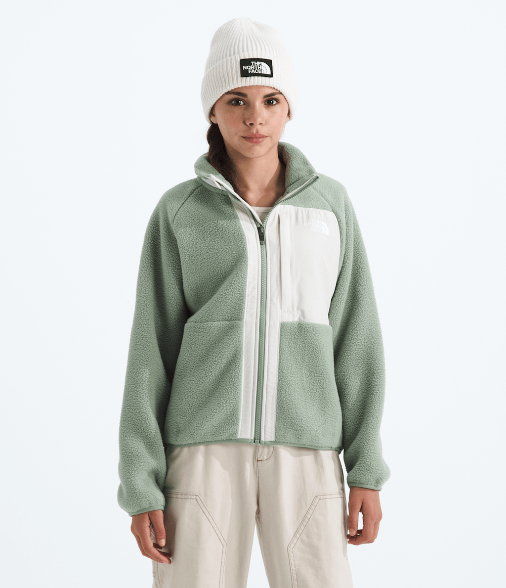Girls’ Yumiori Full-Zip Jacket - Slate Moss/White Dune
