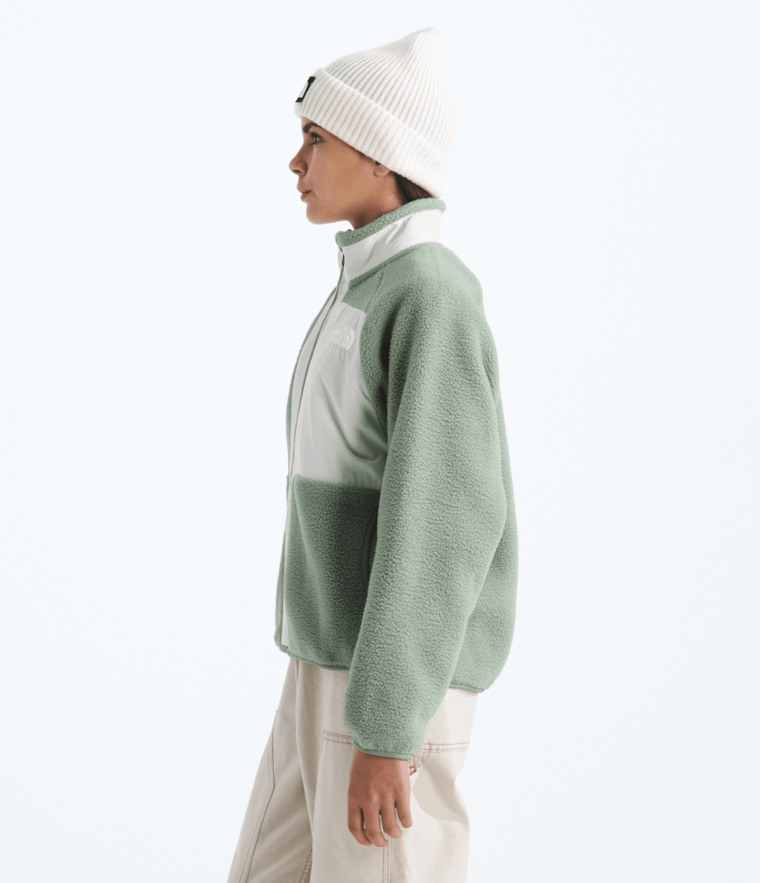 Girls’ Yumiori Full-Zip Jacket - Slate Moss/White Dune