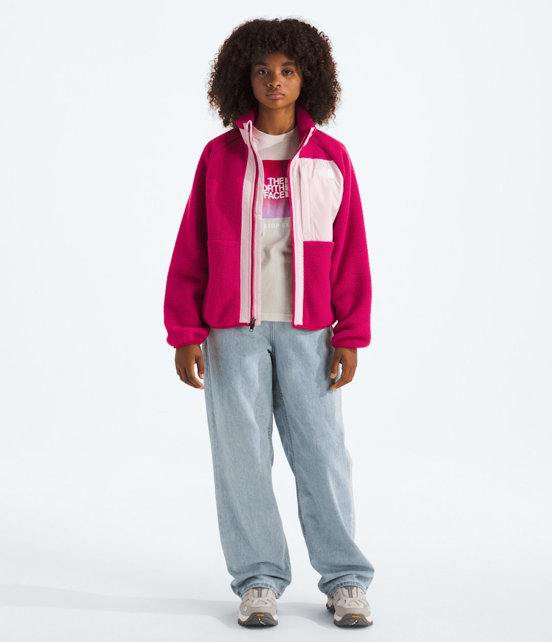 Girls’ Yumiori Full-Zip Jacket - Lali Guran/Pale Blossom