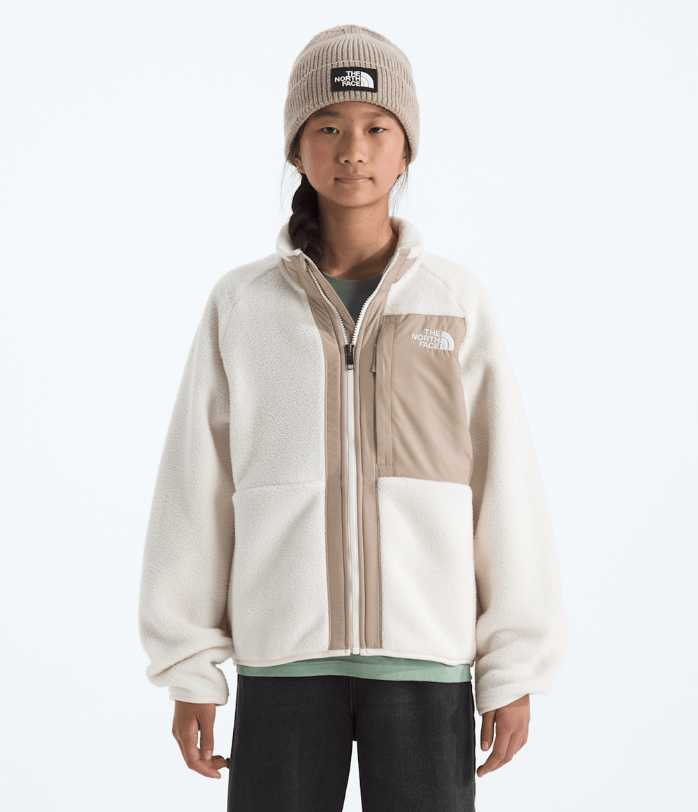 Girls’ Yumiori Full-Zip Jacket - White Dune/Mushroom Grey