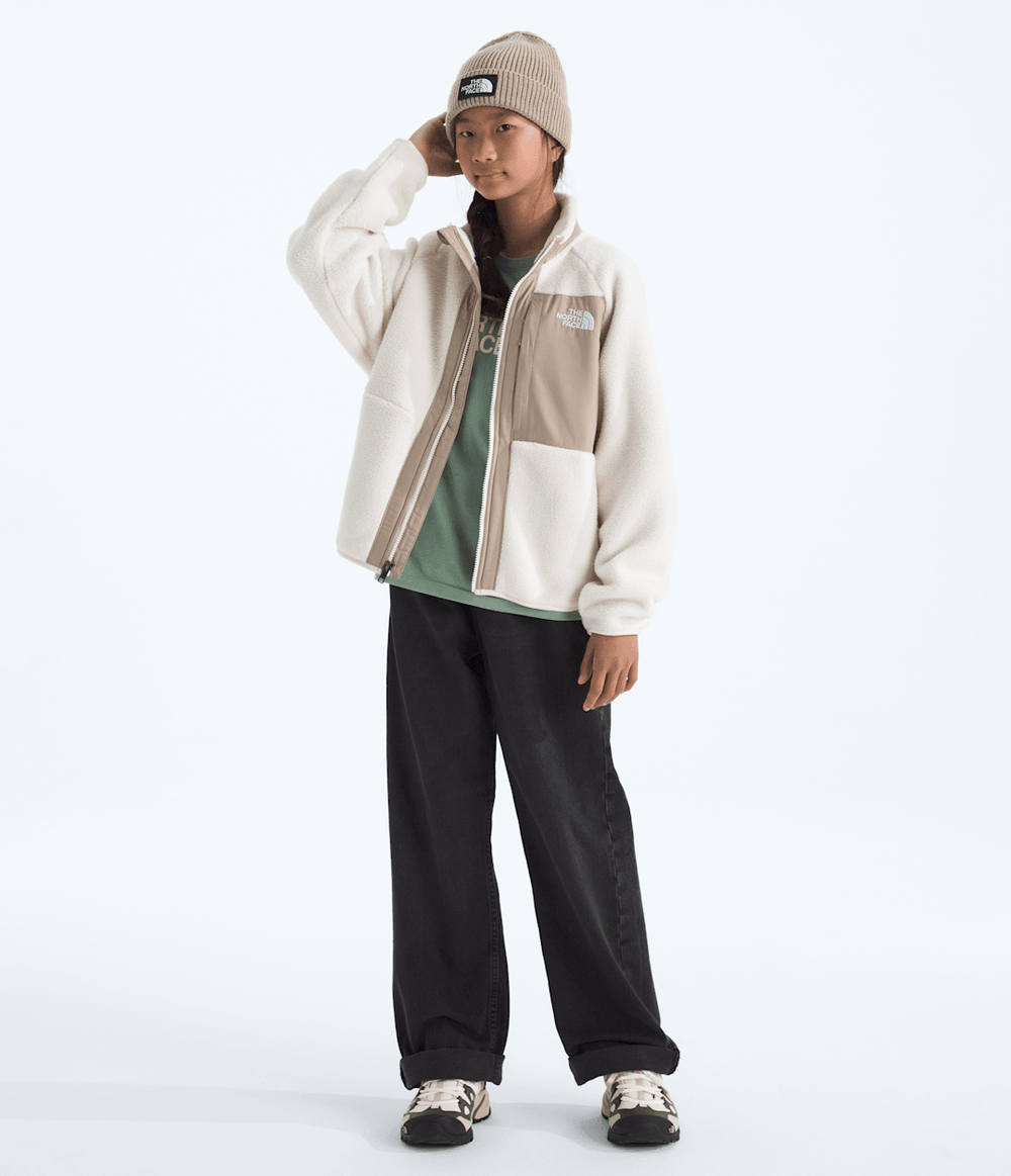 Girls’ Yumiori Full-Zip Jacket - White Dune/Mushroom Grey