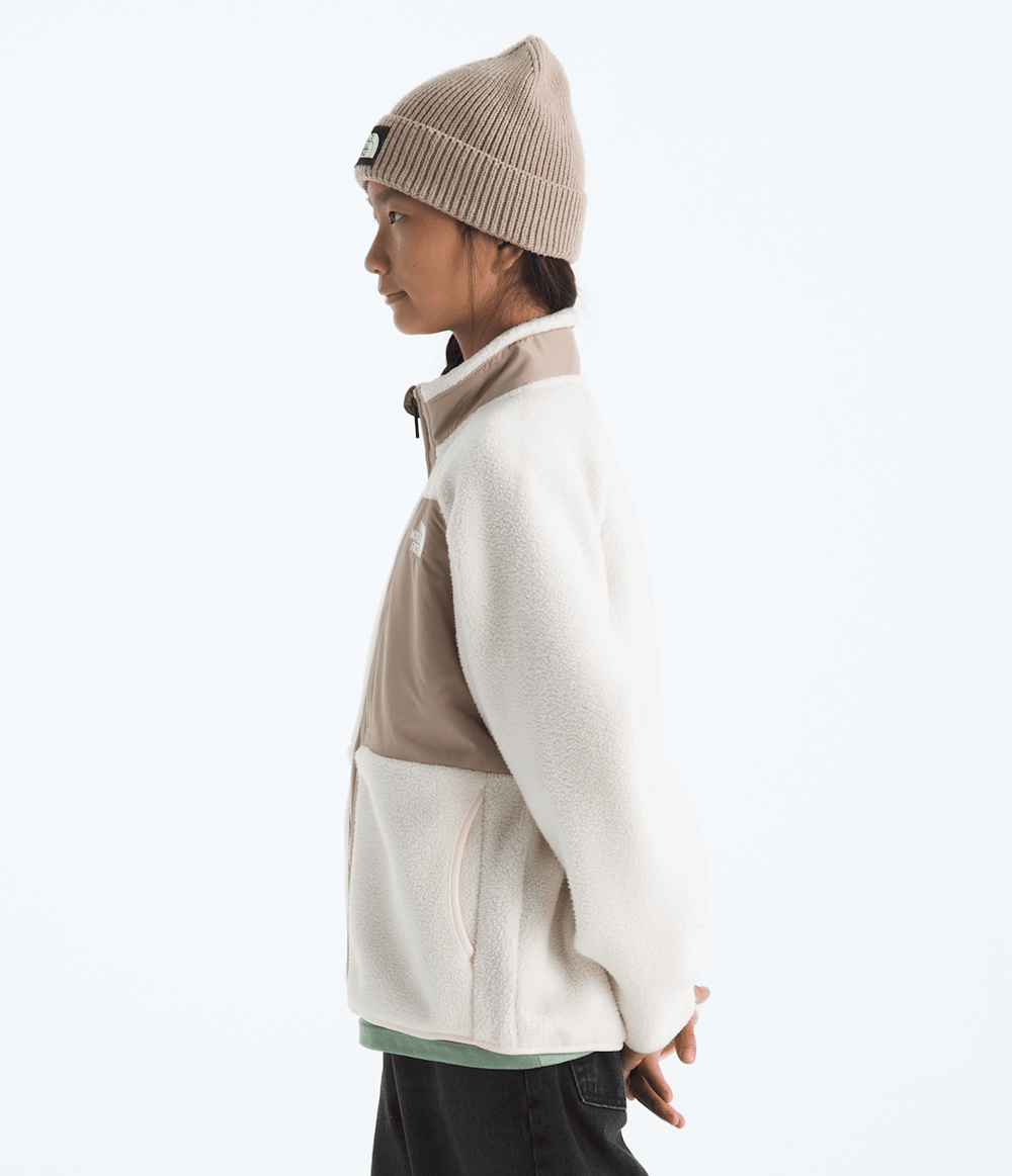 Girls’ Yumiori Full-Zip Jacket - White Dune/Mushroom Grey