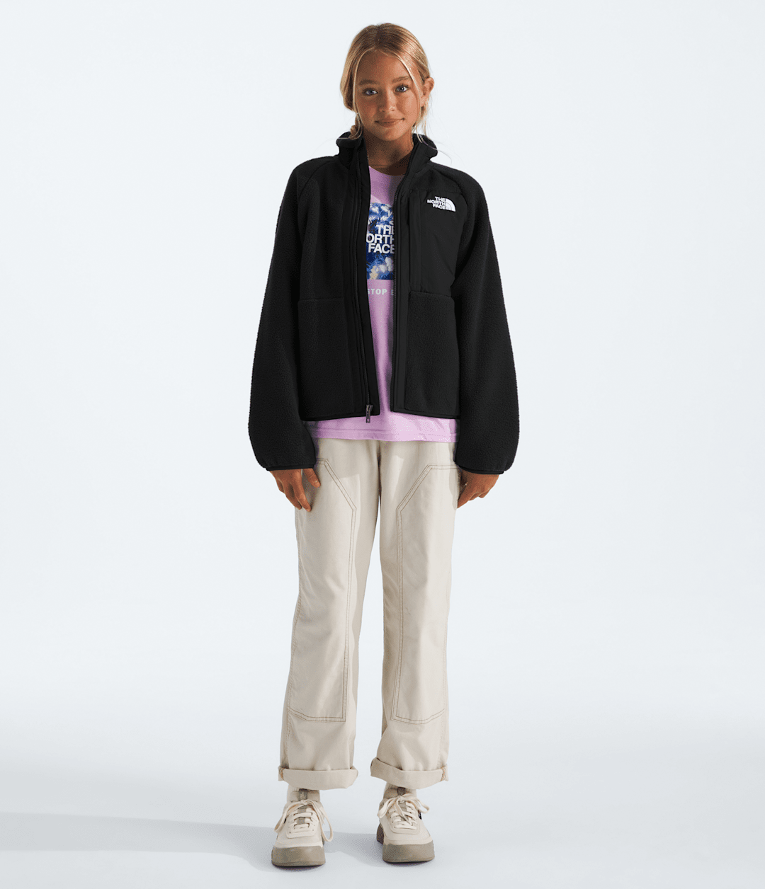 Girls’ Yumiori Full-Zip Jacket - TNF Black